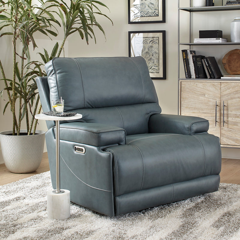 Parker Living Whitman - Verona Azure - Powered By Freemotion Power Reclining Sofa Loveseat and Recliner