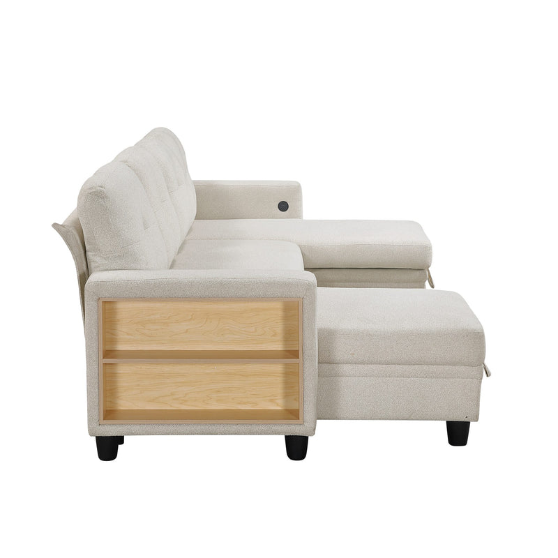 robinson-beige-4-sectional-with-two-chaises-pull-out-bed-shelves-and-charging-ports-11