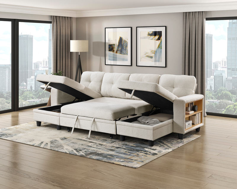 robinson-beige-4-sectional-with-two-chaises-pull-out-bed-shelves-and-charging-ports-14