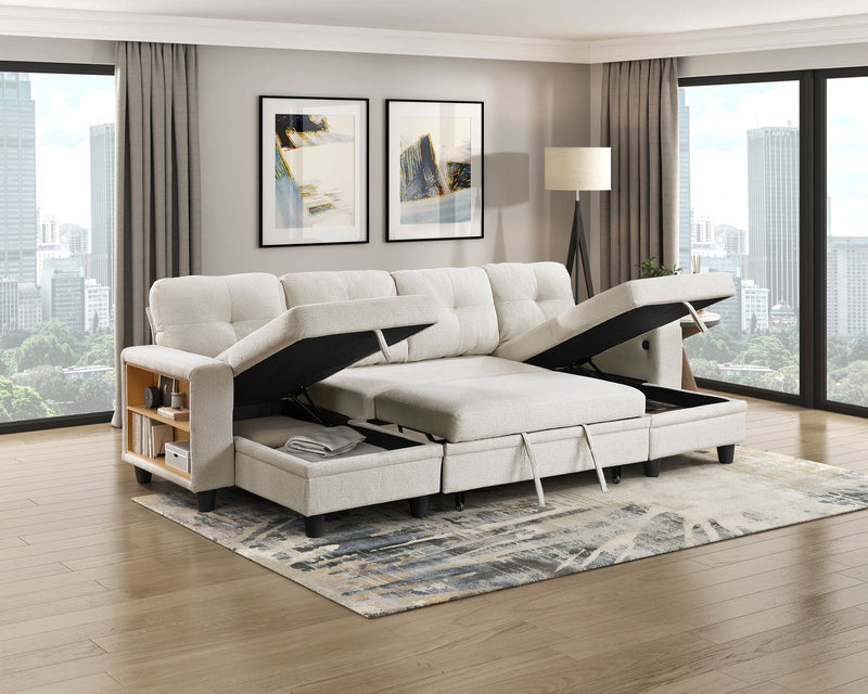 robinson-beige-4-sectional-with-two-chaises-pull-out-bed-shelves-and-charging-ports-6