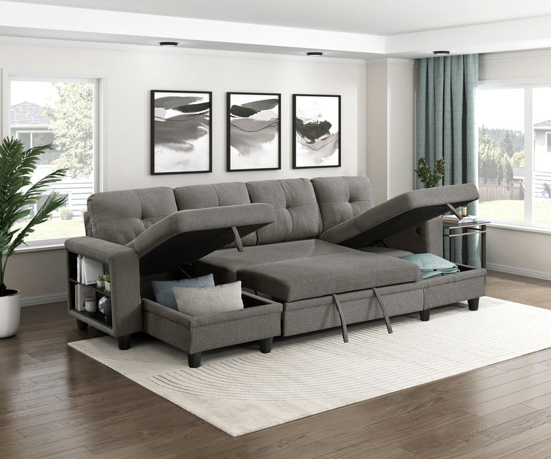 robinson-dark-brown-4-sectional-with-two-chaises-pull-out-bed-shelves-and-charging-ports-11