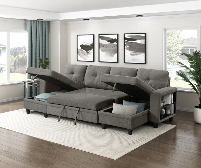 robinson-dark-brown-4-sectional-with-two-chaises-pull-out-bed-shelves-and-charging-ports-14