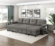 robinson-dark-brown-4-sectional-with-two-chaises-pull-out-bed-shelves-and-charging-ports-9