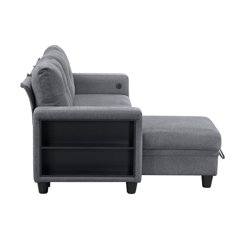 robinson-gray-3-sectional-with-reversible-chaise-pull-out-bed-shelves-and-charging-ports-1