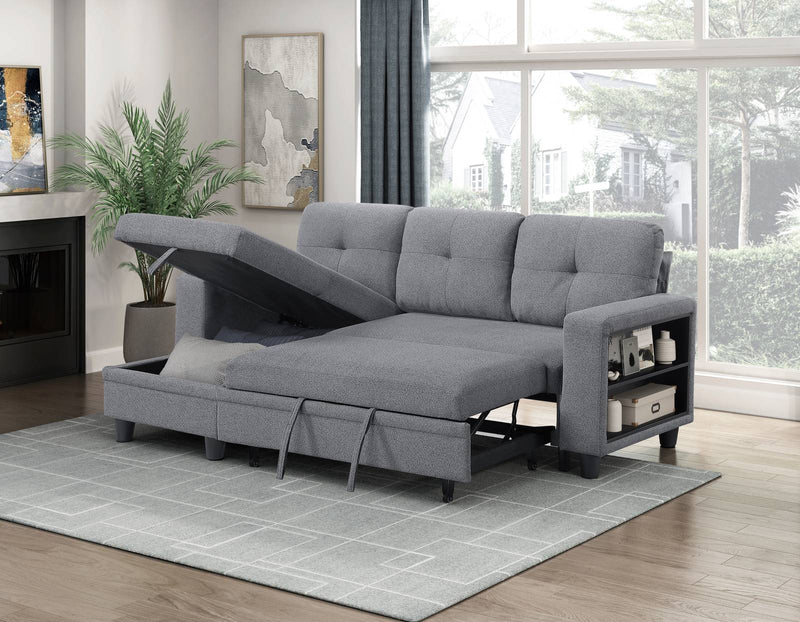 robinson-gray-3-sectional-with-reversible-chaise-pull-out-bed-shelves-and-charging-ports-13