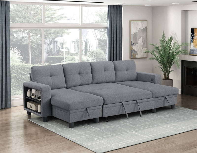 robinson-gray-4-sectional-with-two-chaises-pull-out-bed-shelves-and-charging-ports-10