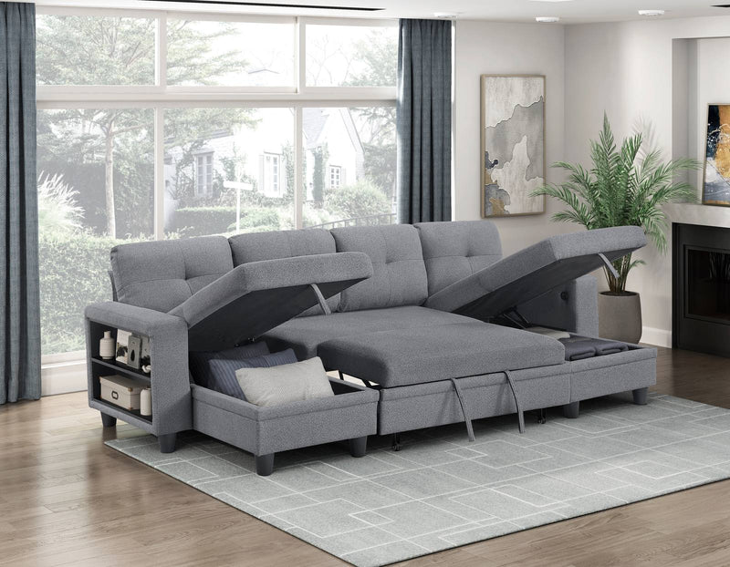 robinson-gray-4-sectional-with-two-chaises-pull-out-bed-shelves-and-charging-ports-14