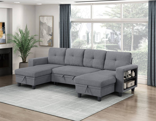 robinson-gray-4-sectional-with-two-chaises-pull-out-bed-shelves-and-charging-ports-2