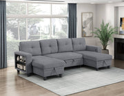 robinson-gray-4-sectional-with-two-chaises-pull-out-bed-shelves-and-charging-ports-3