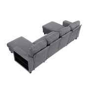 robinson-gray-4-sectional-with-two-chaises-pull-out-bed-shelves-and-charging-ports-9