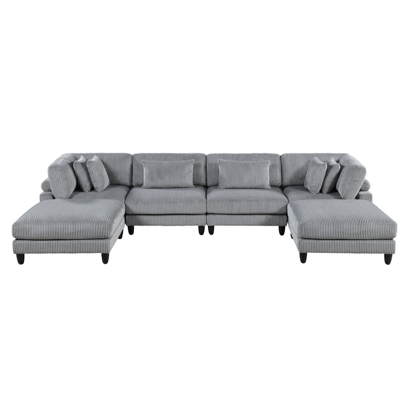 robstown-gray-6-6-piece-modular-sectional-with-ottomans-11