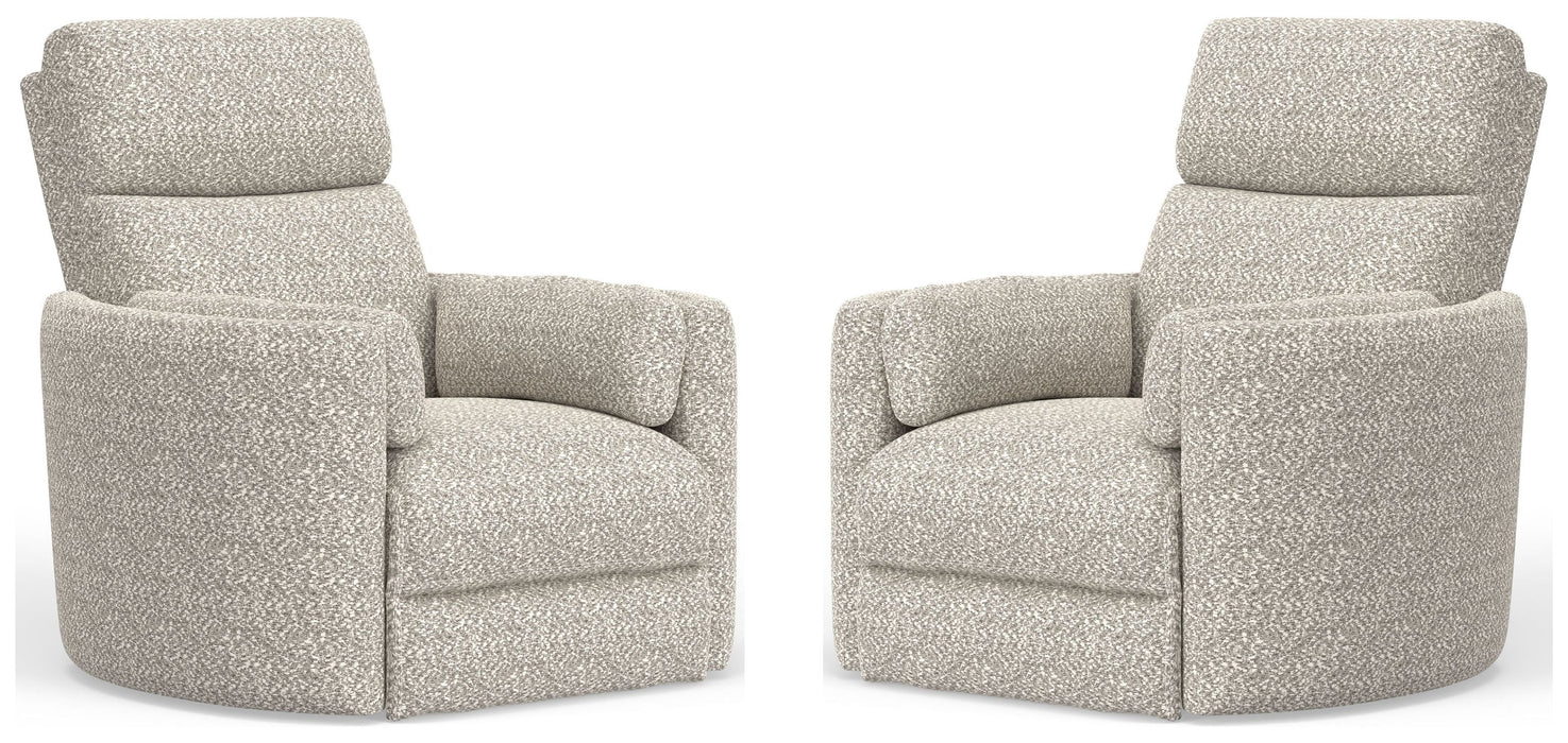 Parker Living Radius - Tatum River Rock Power Swivel Glider Recliner Two Pack