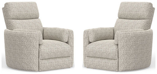 Parker Living Radius - Tatum River Rock Power Swivel Glider Recliner Two Pack