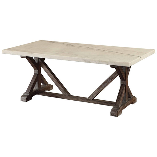 romina-white-natural-marble-top-weathered-espresso-coffee-table-2