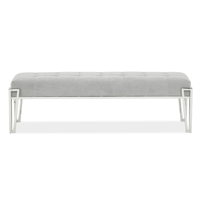 rose-velvet-accent-bench-gray-chrome-1