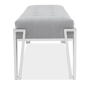 rose-velvet-accent-bench-gray-chrome-3
