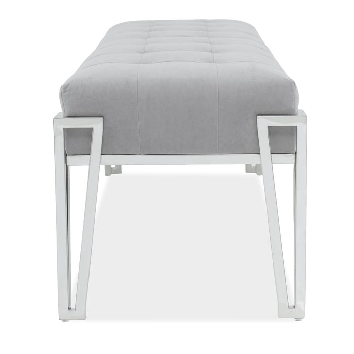 rose-velvet-accent-bench-gray-chrome-3