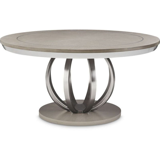 AICO Eclipse Round Dining Table in Moonlight image