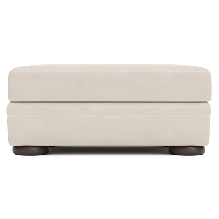 Harrison Leather Ottoman - Furniture City (CA)l