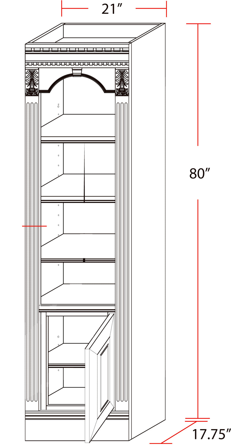 parker-house-huntington-21-inch-open-top-bookcase-7