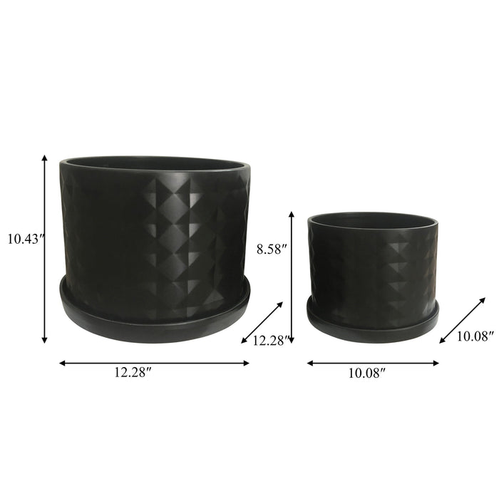 s-2-10-12-diamond-planter-w-saucer-black-5