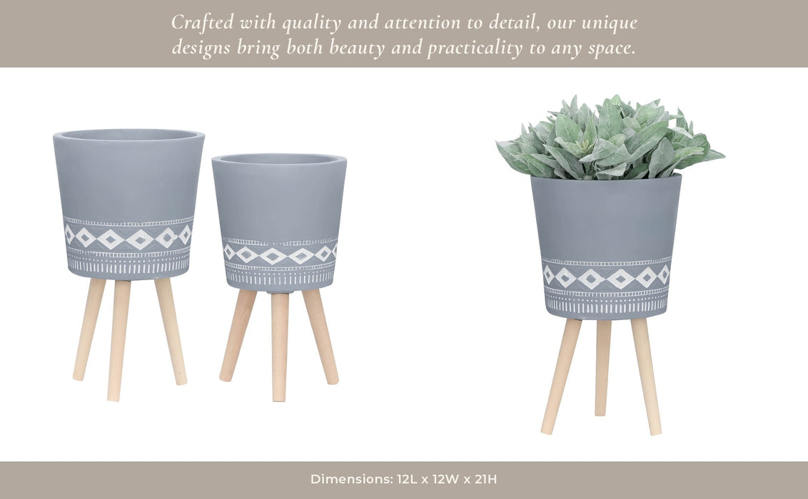 s-2-10-12-diamond-planter-w-wood-legs-gray-kd-13