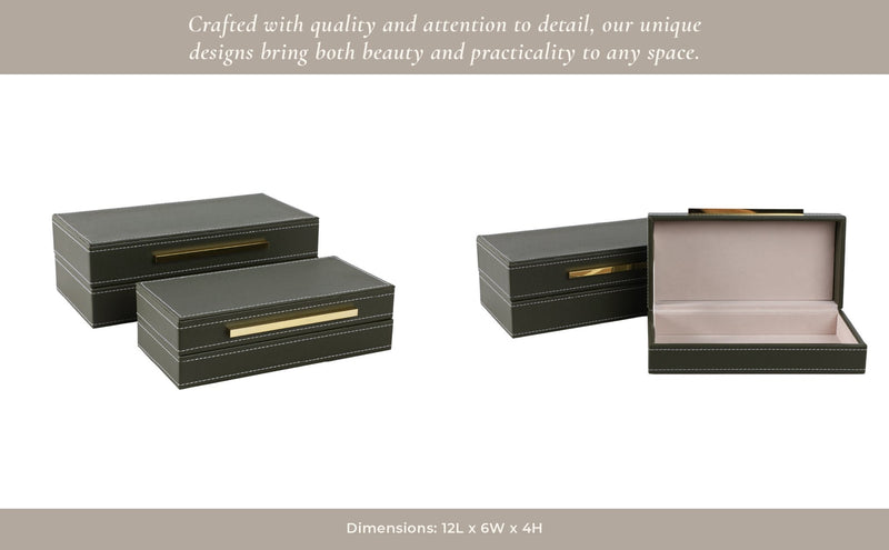 s-2-10-12-faux-leather-stitched-edge-boxes-green-9