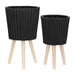 s-2-10-12-ridged-planter-w-wood-legs-black-kd-1