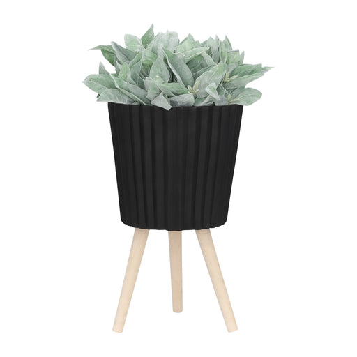 s-2-10-12-ridged-planter-w-wood-legs-black-kd-2