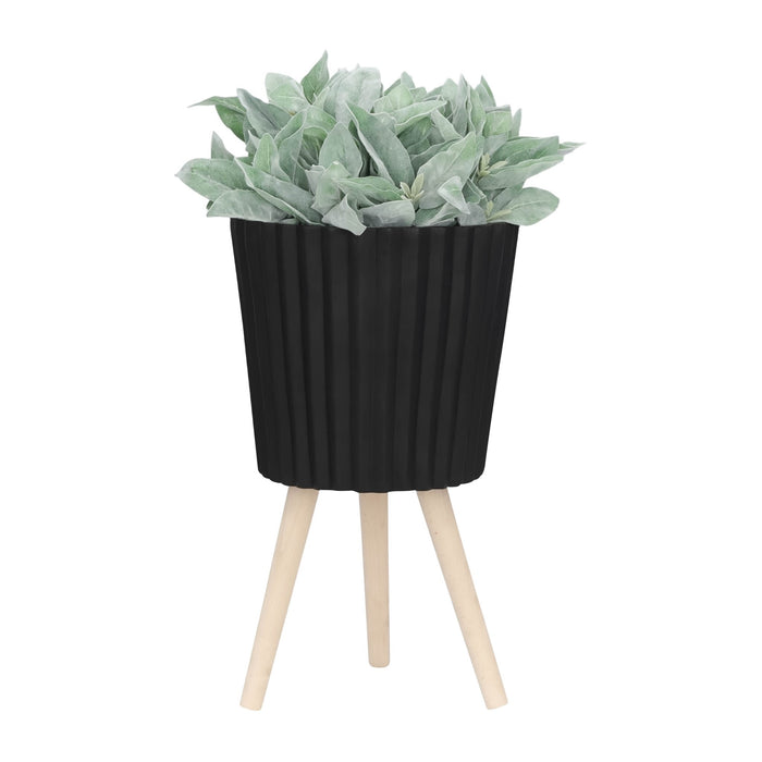 s-2-10-12-ridged-planter-w-wood-legs-black-kd-2