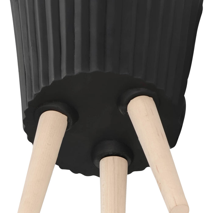 s-2-10-12-ridged-planter-w-wood-legs-black-kd-7