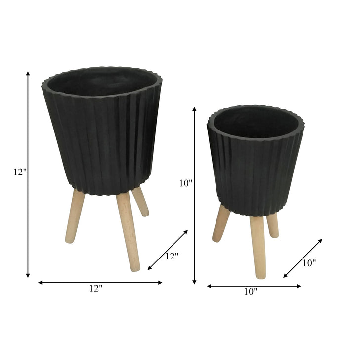 s-2-10-12-ridged-planter-w-wood-legs-black-kd-8