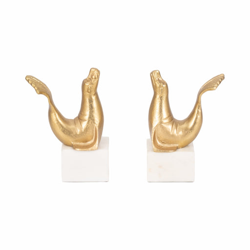 s-2-10-sea-lion-bookends-gold-1
