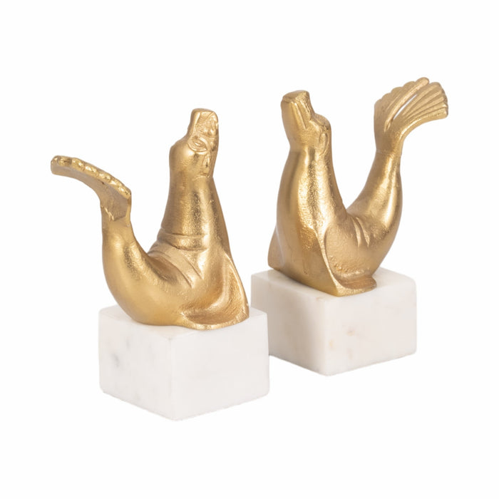 s-2-10-sea-lion-bookends-gold-3
