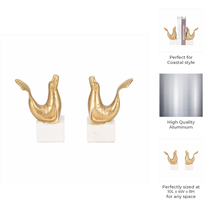 s-2-10-sea-lion-bookends-gold-8