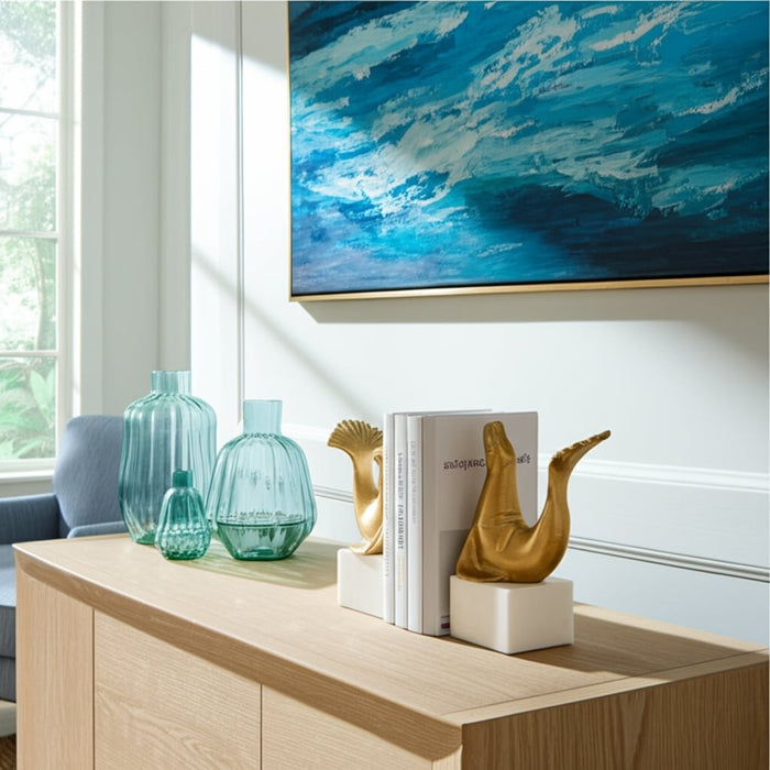 s-2-10-sea-lion-bookends-gold-9