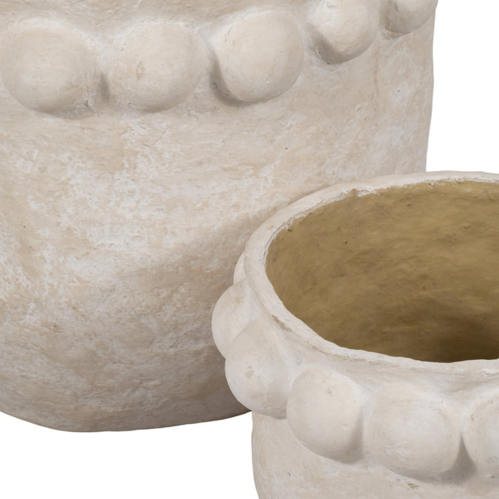 s-2-13-20-paper-mache-bubble-rim-planters-white-4