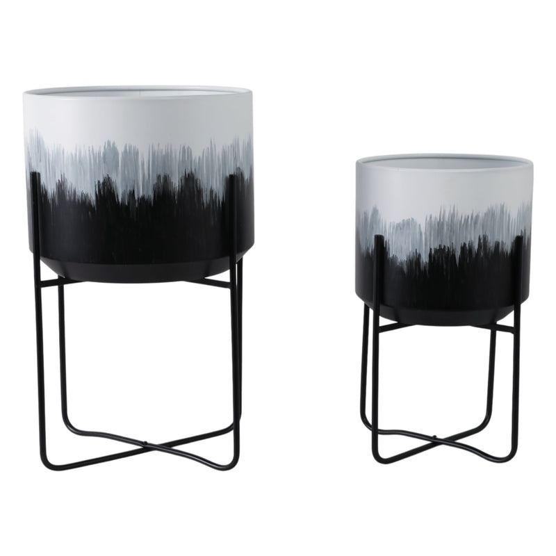 s-2-19-23-brush-strokes-metal-planters-on-stands-1