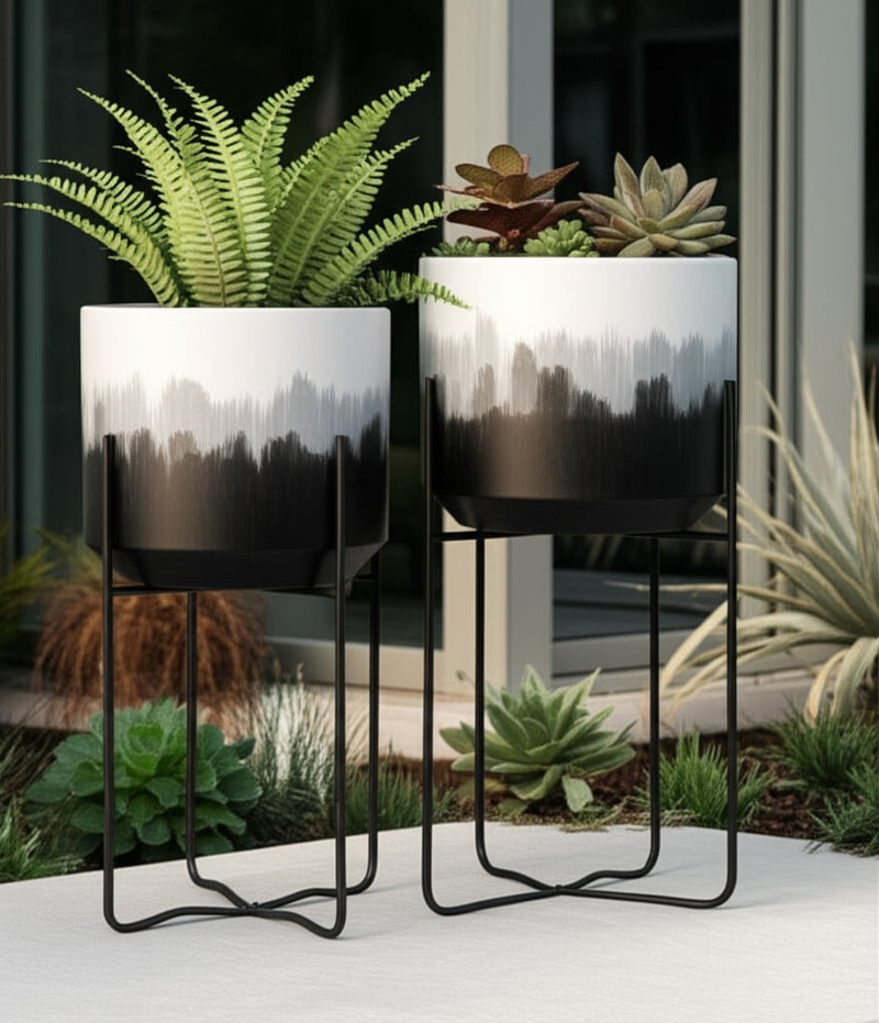 s-2-19-23-brush-strokes-metal-planters-on-stands-9