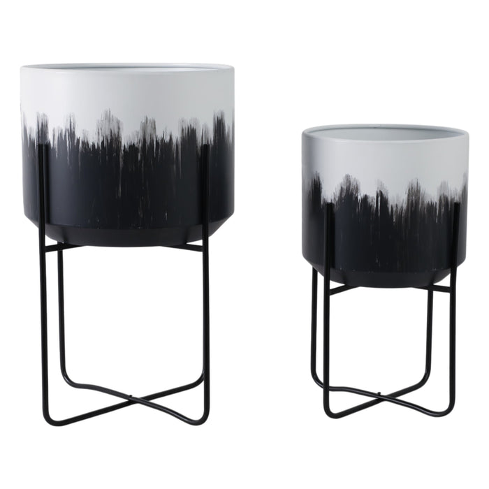 s-2-19-23-metal-planters-on-stands-white-blk-kd-3