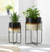 s-2-19-23-ombre-metal-planters-on-stands-brown-k-10