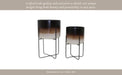 s-2-19-23-ombre-metal-planters-on-stands-brown-k-11