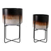s-2-19-23-ombre-metal-planters-on-stands-brown-k-3