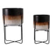 s-2-19-23-ombre-metal-planters-on-stands-brown-k-4