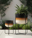 s-2-19-23-ombre-metal-planters-on-stands-brown-k-9