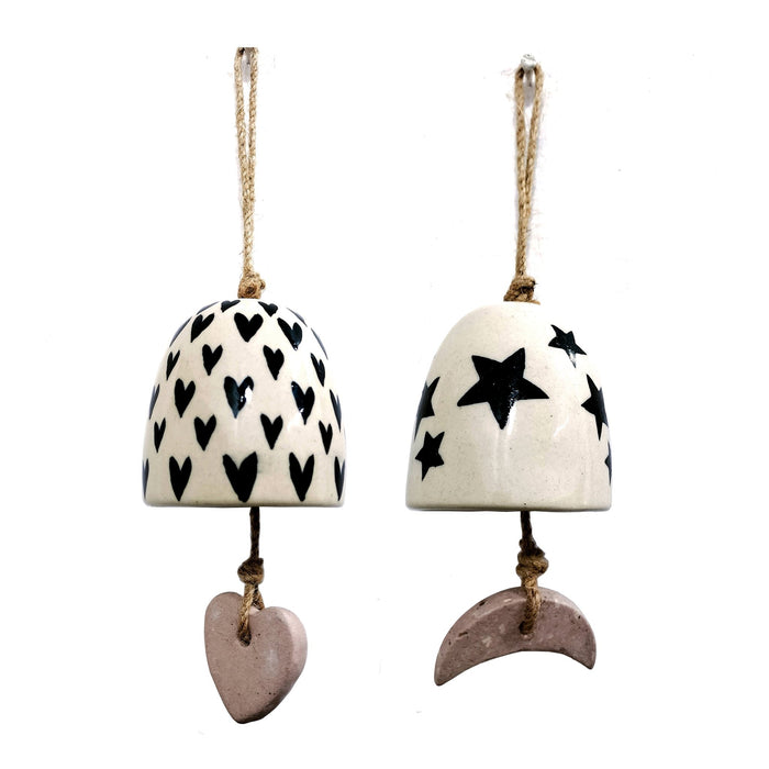 s-2-3-ceramic-hand-painted-bells-white-black-1