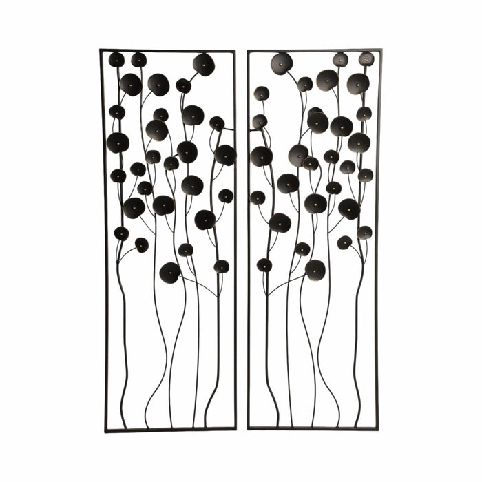 s-2-36-dainty-flowers-metal-wall-decor-black-gol-1