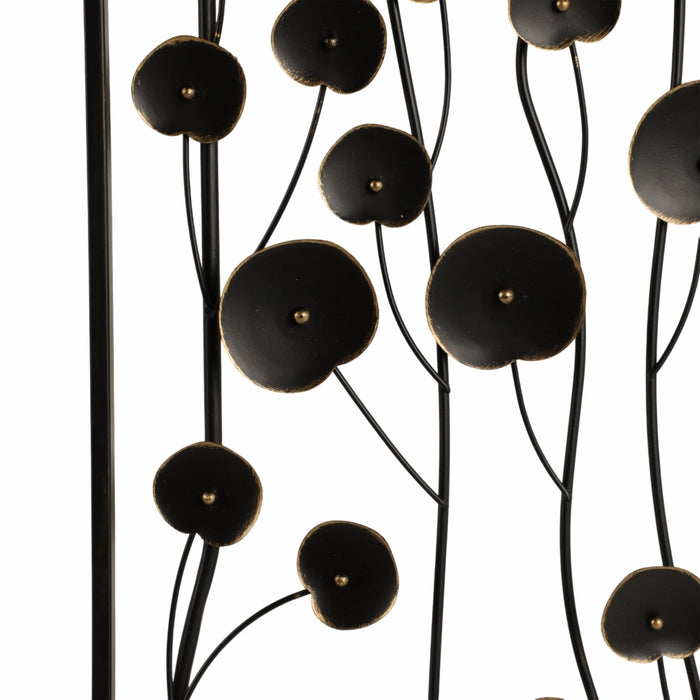 s-2-36-dainty-flowers-metal-wall-decor-black-gol-4