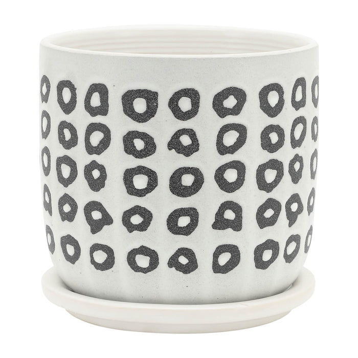 s-2-5-6-aztec-planter-w-saucer-black-4