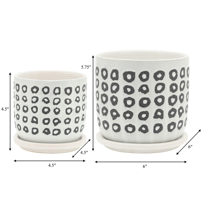 s-2-5-6-aztec-planter-w-saucer-black-9